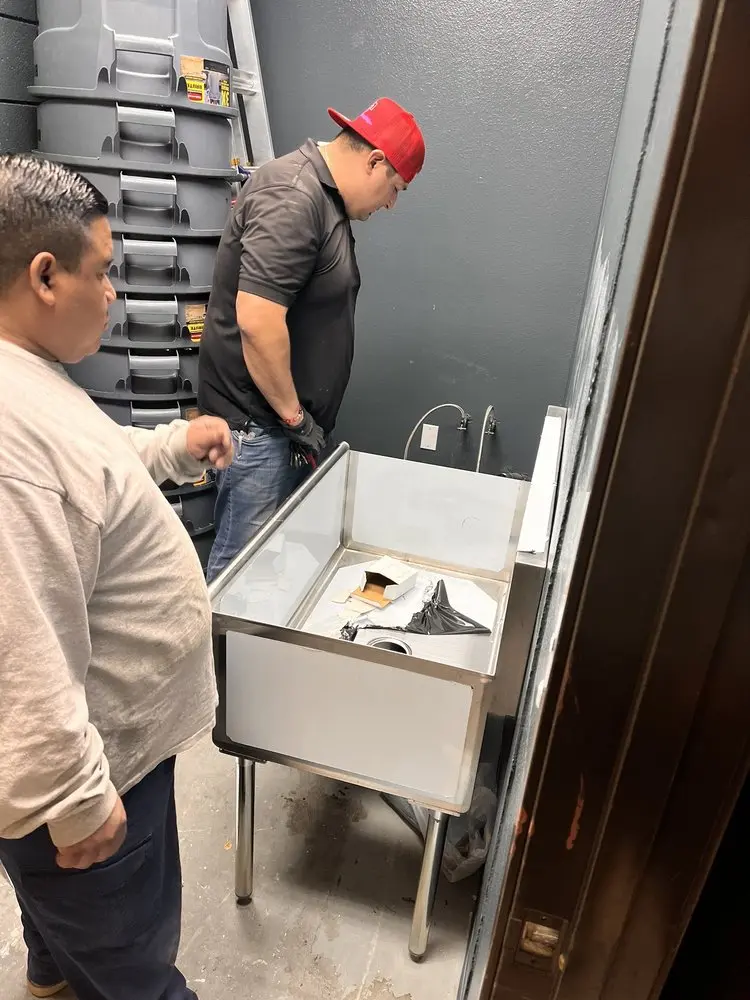 Commercial plumbing and sink installation in Heber City